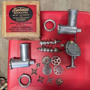 SUNBEAM MIXMASTER MIXER MEAT GRINDER CHOPPER ATTACHMENT & Power Transfer Unit